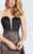 Ellie Wilde - EW21768 Strapless Metallic Dress in Black and Brown