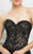 Montage by Mon Cheri - 217D86 Beaded Sweetheart Sheath Dress in Black and Neutral