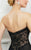 Montage by Mon Cheri - 217D86 Beaded Sweetheart Sheath Dress in Black and Neutral