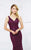 Montage by Mon Cheri - 217931 Embellished Jersey Dress in Purple