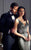 Montage by Mon Cheri - 217933 Bedazzled Deep V-neck Trumpet Dress In Gray