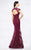 Montage by Mon Cheri - 217934 Lace Queen Anne Dress in Red