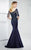 Montage by Mon Cheri - 217937 Elegant Lace Mermaid Gown in Blue