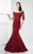 Montage by Mon Cheri - 217937 Elegant Lace Mermaid Gown in Red
