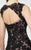Montage by Mon Cheri - 217944 V-neck Tulle Ballgown in Black and Pink