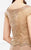 Montage by Mon Cheri - 217945 Lavishly Beaded Evening Gown in Gold and Brown