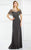 Montage by Mon Cheri - 217947 Sheer Embellished Capelet Bateau Gown