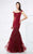 Montage by Mon Cheri - 217952 Off-Shoulder Tulle Dress in Red