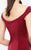 Montage by Mon Cheri - 217952 Off-Shoulder Tulle Dress in Red