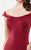 Montage by Mon Cheri - 217952 Off-Shoulder Tulle Dress in Red