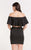 Alyce Paris  - 4490 Two Piece Off Shoulder Mini Dress in Black