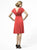 Dessy Collection - LBTWIST Little Twist Matte Jersey Dress In Red