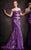 MNM Couture - 7991 Bejeweled Sweetheart Sheath Dress  in Purple