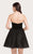 Alyce Paris Ballet - 2634 Velvet/Tulle A-line Dress in Black