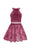 Alyce Paris  - 2646 Velvet and Lace Two Piece Cocktail Dress in Red