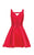 Alyce Paris  - 3707 Sleeveless V Neck A-Line Cocktail Dress in Red