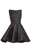 Alyce Paris  - 3729 Glossy Bateau Cutout Cocktail Dress in Black