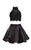 Alyce Paris  - 3735 Two Piece Halter Lace Cocktail Dress in Black
