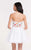 Alyce Paris  - 3740 Two Piece Embroidered Mini Dress in White