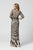Primavera Couture - 3369 Jewel Long Sleeves Evening Gown In Black and Neutral