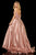 Sherri Hill - 52975 Beaded Lace Organza Dress With Overskirt In Pink