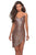 La Femme - 28227 Short Asymmetric Sequined Dress