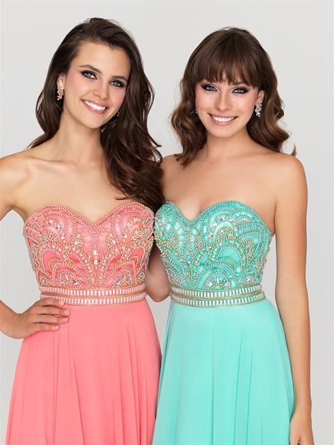 Madison James - 16-364 Dress in Coral