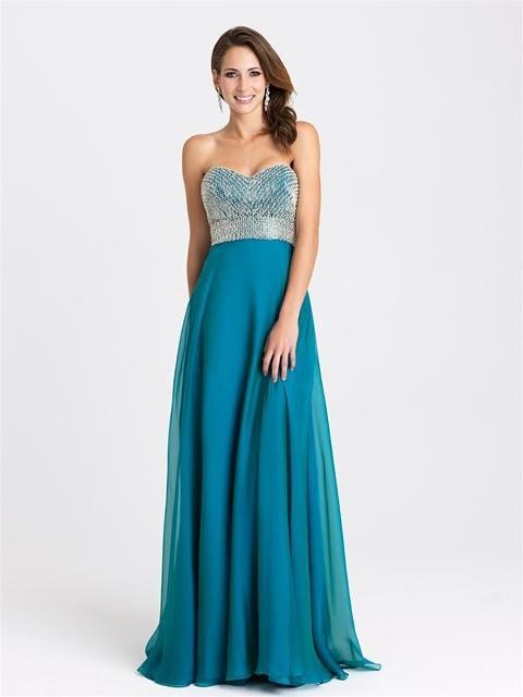 Madison James - 16-372 Dress in Teal
