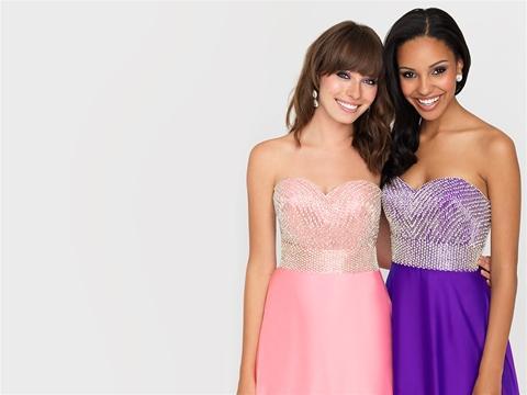 Madison James - 16-372 Dress in Coral