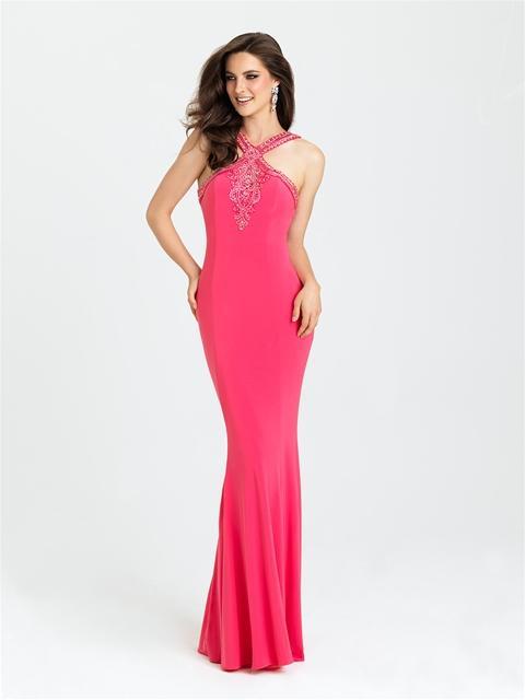Madison James - 16-373 Dress in Coral