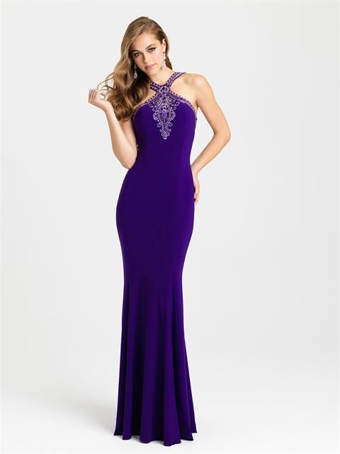 Madison James - 16-373 Dress in Purple
