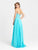 Madison James - 16-379 Dress in Turquoise