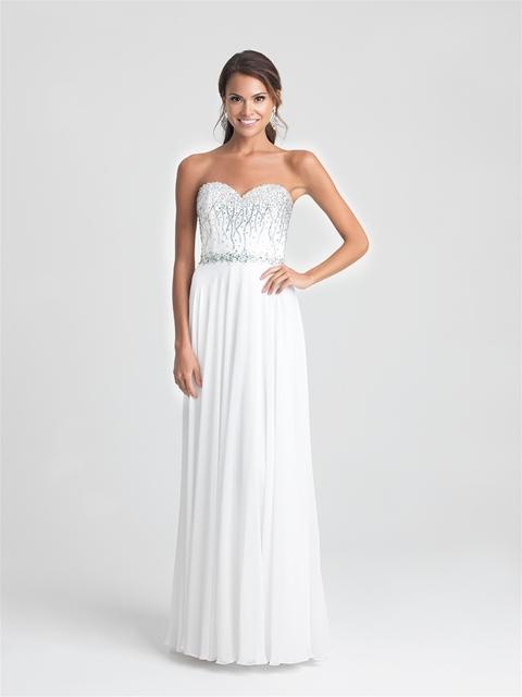 Madison James - 16-379 Dress in White
