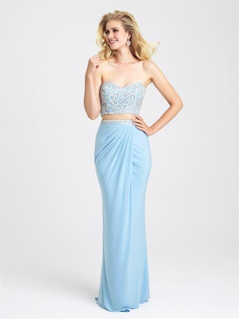 Madison James - 16-384 Dress in Sky Blue