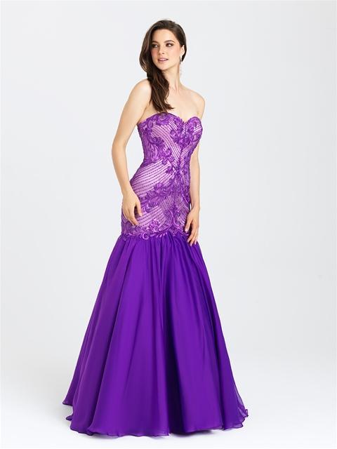 Madison James - 16-403 Dress in Purple