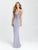Madison James - 16-405 Dress in Silver