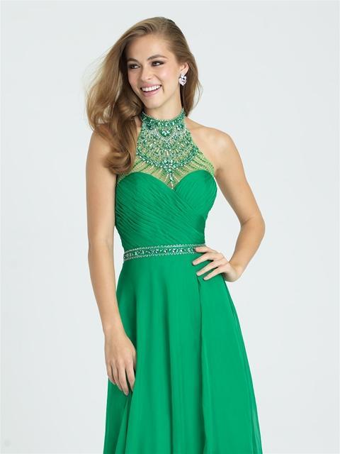 Madison James - 16-407 Dress in Green