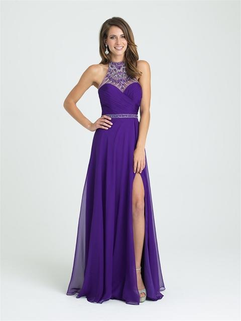Madison James - 16-407 Dress in Purple
