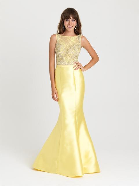 Madison James - 16-410 Dress in Yellow