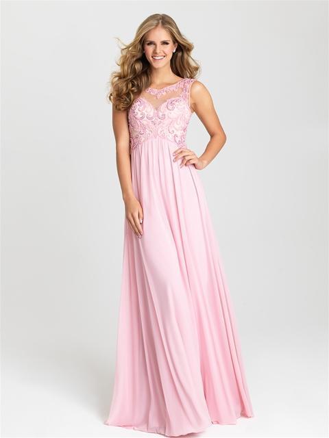 Madison James - 16-411 Dress in Pink