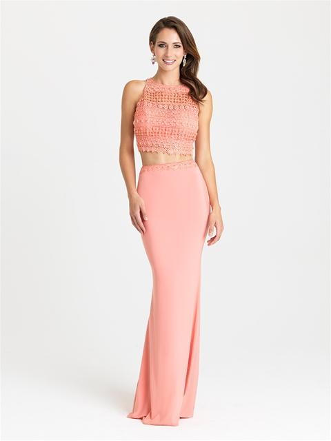 Madison James - 16-412 Dress in Coral