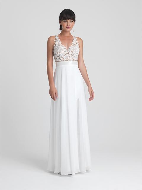 Madison James - 16-413 Dress in White