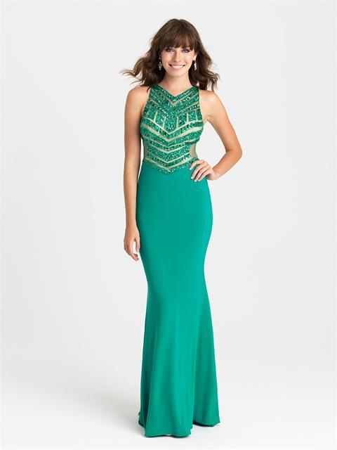 Madison James - 16-414 Dress in Green