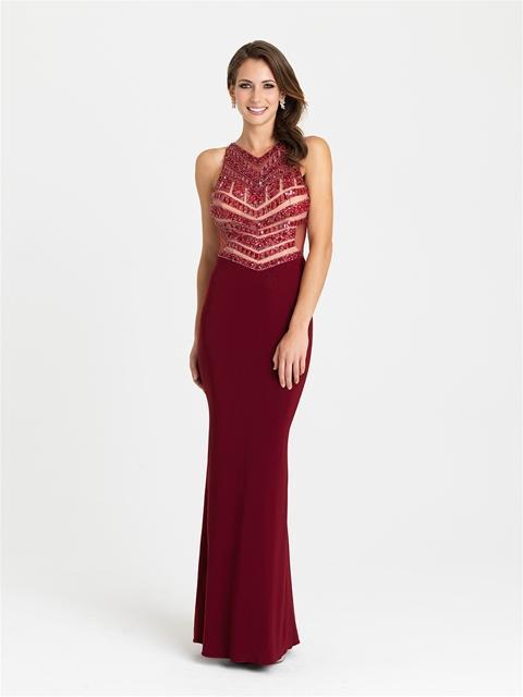 Madison James - 16-414 Dress in Wine