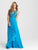 Madison James - 16-418 Dress in Turquoise