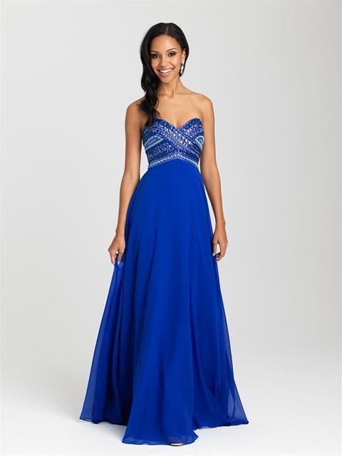 Madison James - 16-427 Dress in Royal