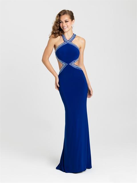 Madison James - 16-429 Dress in Royal
