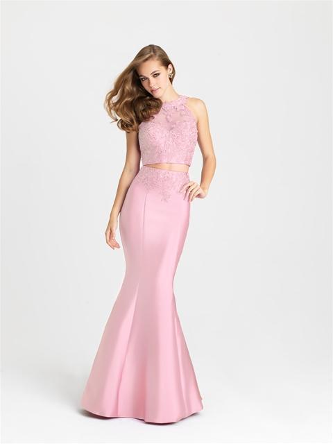 Madison James - 16-433 Dress in Baby Pink