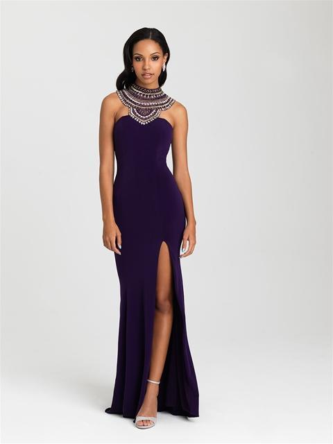 Madison James - 16-436 Dress in Purple