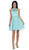 May Queen - Bedazzled Illusion Halter A-line Prom Dress